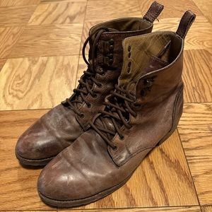 John Fluevog men’s leather boots